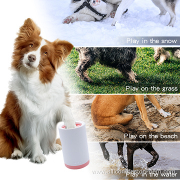 Silicone Portable Pet Dirty Claw Cleaning Cup